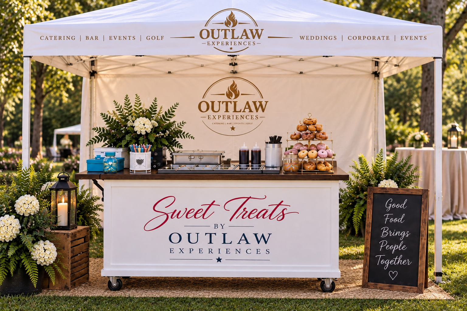 Sweet Treats by Outlaw Experiences dessert cart